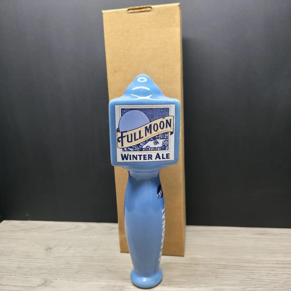 Blue Moon Full Moon Winter Ale Seasonal Porcelain Beer Tap Handle 10